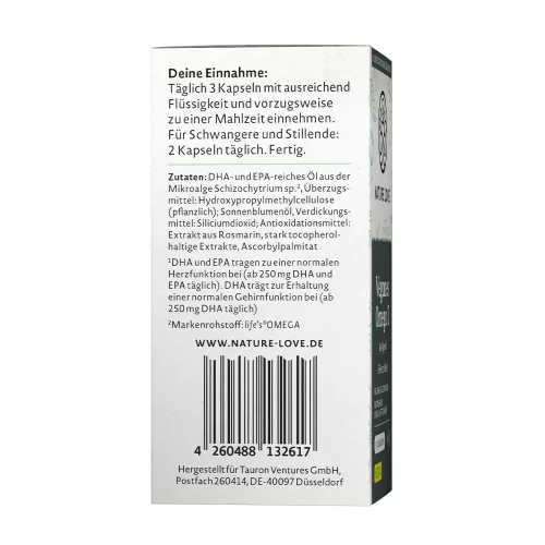 Nature Love Vegán Omega-3 45 Kapszula