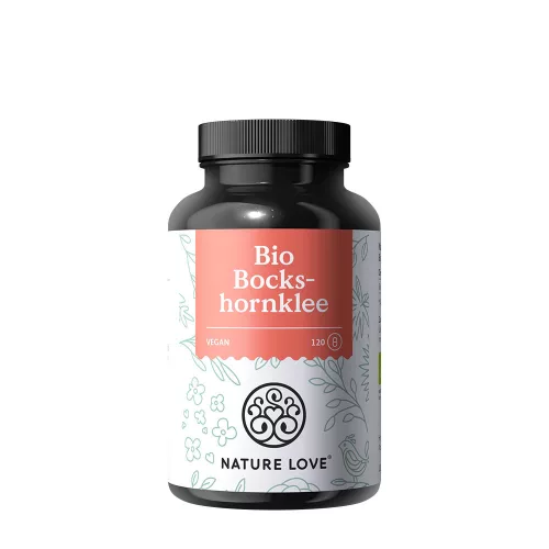 Nature Love Bio Görögszéna - Organic Fenugreek - Bio Bockshornklee 120 Kapszula