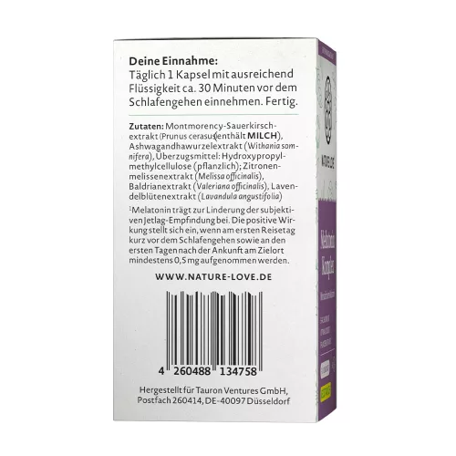 Nature Love Melatonin Komplex 60 Kapszula