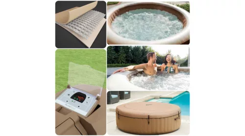 Intex Masszázsmedence,  4 személyes Mobil Jacuzzi PureSpa Sahara INTEX 28426 