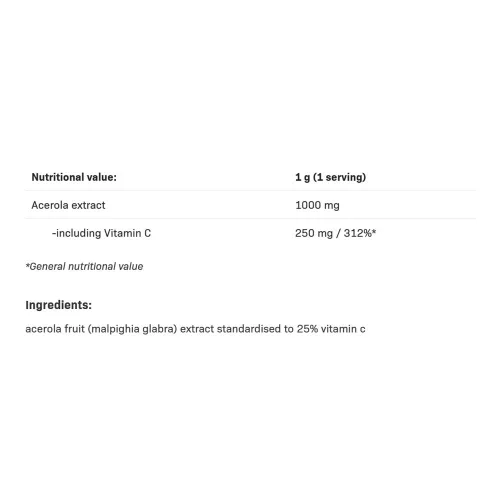 Allnutrition Acerola Forte 100 g