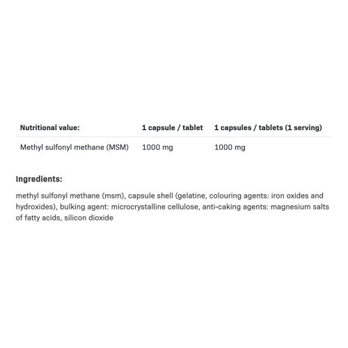 Allnutrition MSM 90 Kapszula