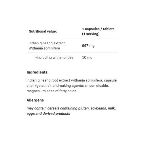 Allnutrition Ashwagandha Forte 90 Kapszula