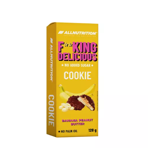 Allnutrition Fitking Cookie Banános Mogyoróvajas Keksz 128 g