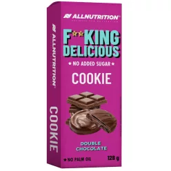 Allnutrition Fitking Cookie Dupla Csokoládés Keksz 128 g