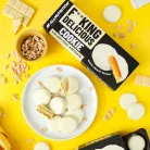 Allnutrition Fitking Cookie Fehércsokoládé Mogyorós Krémes Keksz 128 g
