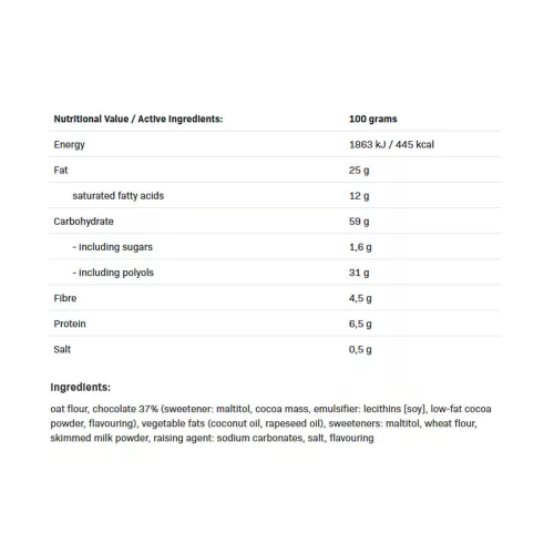 Allnutrition Fitking Cookie Csokoládé Darabkás Keksz 137 g