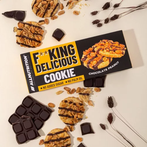 Allnutrition Fitking Cookie Mogyorós Csokoládés Keksz 150 g