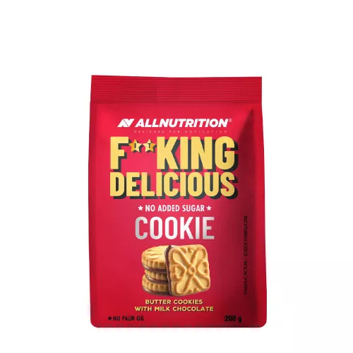 Allnutrition Fitking Cookie Tejcsokololádés Mogyorós Keksz 200 g
