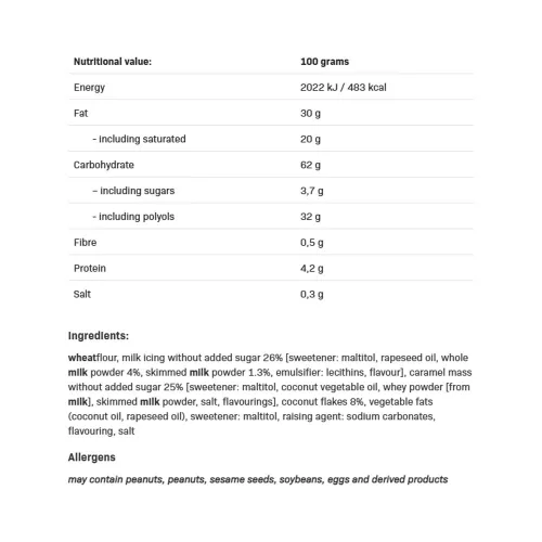 Allnutrition Fitking Delicious Donut Cookie - Fánk - típusú Keksz 128 g