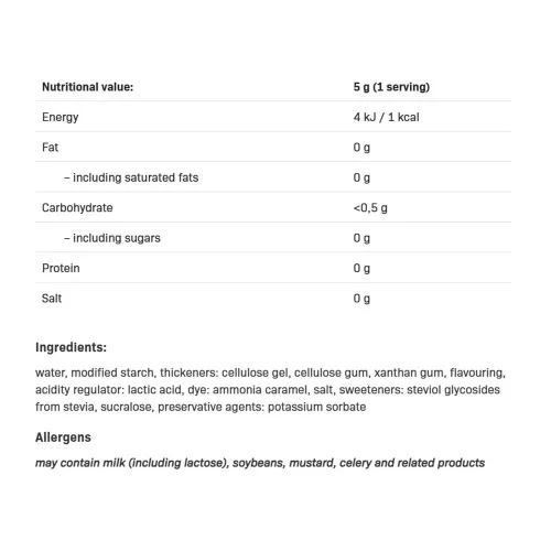 Allnutrition Édes Szósz - Fitking Delicious Sauce 410 g