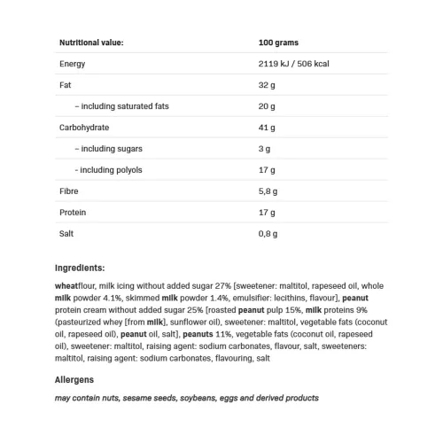 Allnutrition Fitking Protein Cookies - Proteines Sütemény 96 g