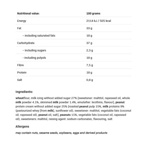 Allnutrition Fitking Protein Cookies - Proteines Sütemény 96 g