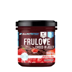   Allnutrition Frulove Csokis Epres Zselé - Choco In Jelly Strawberry 300 g