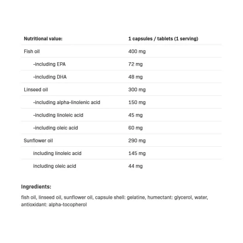 Allnutrition Omega 3 - 6 - 9 Strong 90 Kapszula