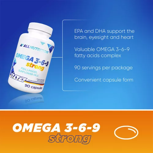 Allnutrition Omega 3 - 6 - 9 Strong 90 Kapszula
