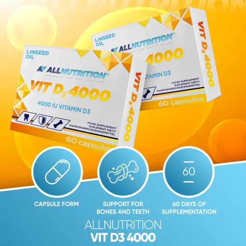 Allnutrition D3 - vitamin 4000 NE 60 Kapszula