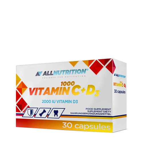 Allnutrition C-Vitamin 1000 + D3 30 Kapszula