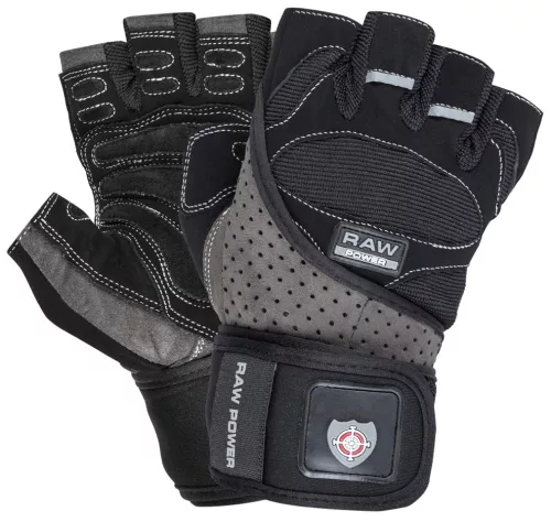 Power System Gloves Raw Power - Edzőkesztyű Fekete