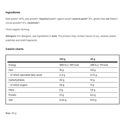Vilgain BIO Energy Ball 30 g
