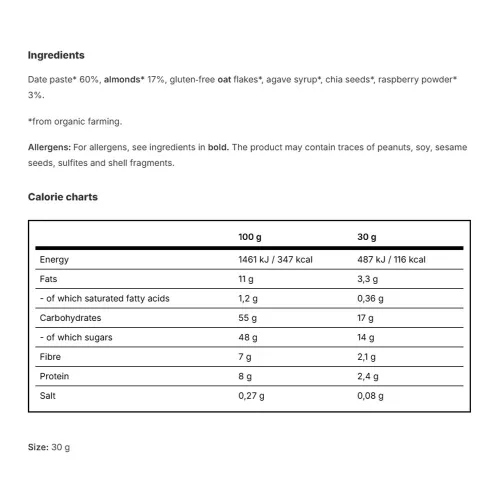 Vilgain BIO Energy Ball 30 g