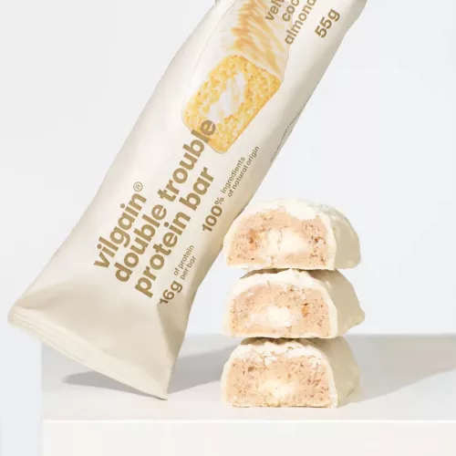 Vilgain Double Trouble Protein Bar Kókuszos-Mandula Krém 55 g