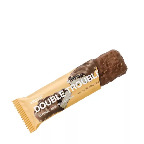 Vilgain Double Trouble Protein Bar Mogyorókrém Tejcsokoládéval 55 g