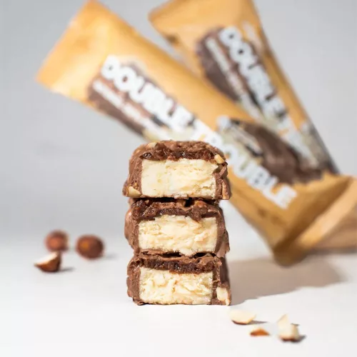 Vilgain Double Trouble Protein Bar Mogyorókrém Tejcsokoládéval 55 g