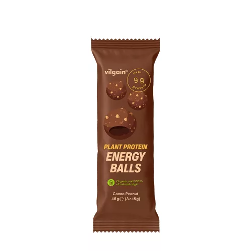Vilgain Plant Protein Energy Balls BIO Kakaó 45 g