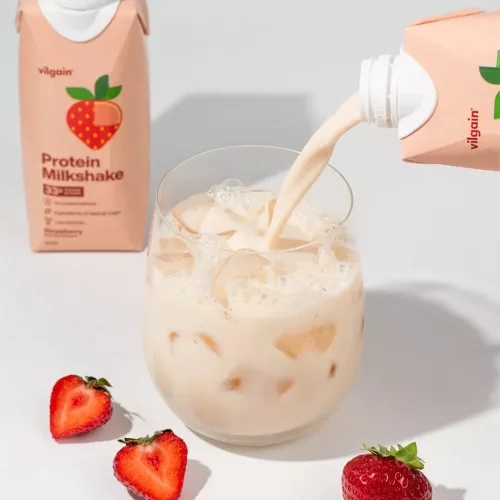 Vilgain Protein Milkshake Eper 330 ml