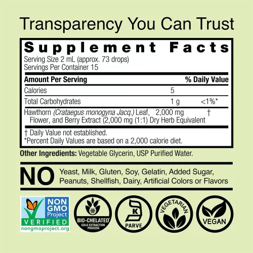 Nature's Answer Hawthorn Extract - Galagonya Kivonat 30 ml