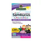 Nature's Answer Kids Sambucus Chewables -  Fekete Bodza Rágótabletta Gyerekeknek 45 Rágótabletta