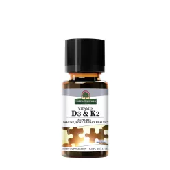   Nature's Answer Vitamin D3 and K2 Liquid - D3 + K2 Vitamin 15 ml