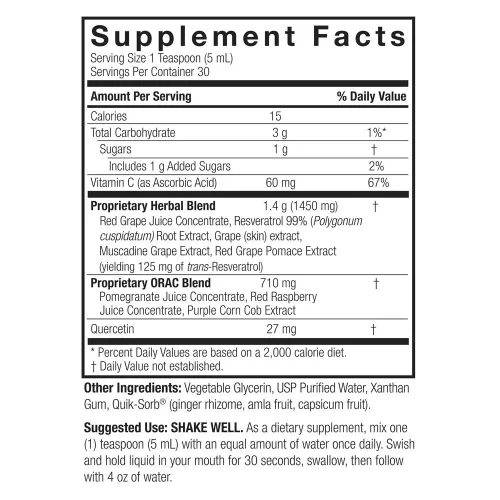 Nature's Answer Resveratrol Reserve 150 ml