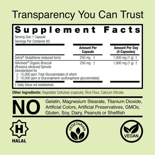 Nature's Answer Brocco-Glutathione 60 Kapszula