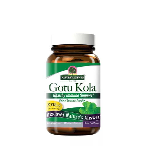 Nature's Answer Gotu Kola Herb - Ázsiai Gázló Gyógynövény 60 Kapszula
