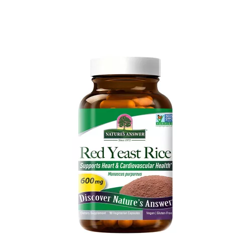 Nature's Answer Red Yeast Rice - Vörös Rizs Élesztő 90 Kapszula