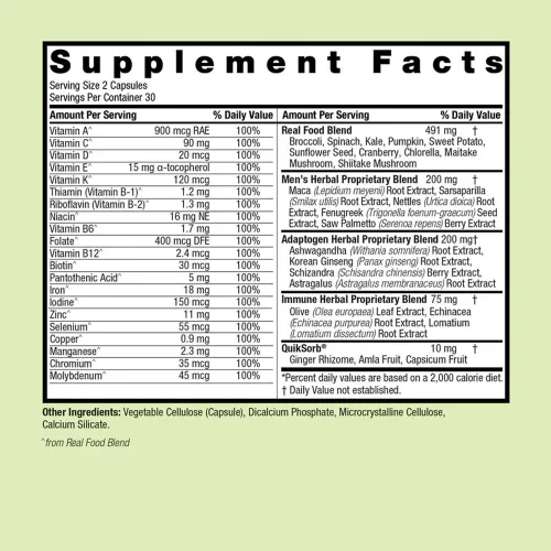 Nature's Answer Men's 100 Multivitamin - Multivitamin Férfiaknak 60 Kapszula