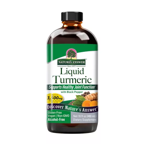 Nature's Answer Turmeric with Black Pepper - Kurkuma Fekete Borssal 480 ml