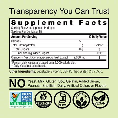 Nature's Answer Cranberry Extract - Tőzegáfonya Kivonat 30 ml
