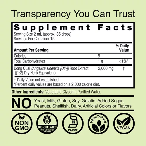Nature's Answer Dong Quai Extract - Kínai Angyalgyökér 30 ml