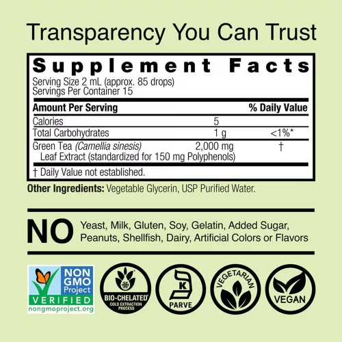 Nature's Answer Green Tea Extract - Zöld Tea Kivonat 30 ml
