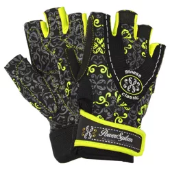 Power System Gloves Classy - Női Edzőkesztyű Sárga
