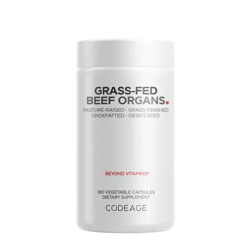 Codeage Grass Fed Beef Organs - Legeltetett Marha Belsőségek 180 Kapszula