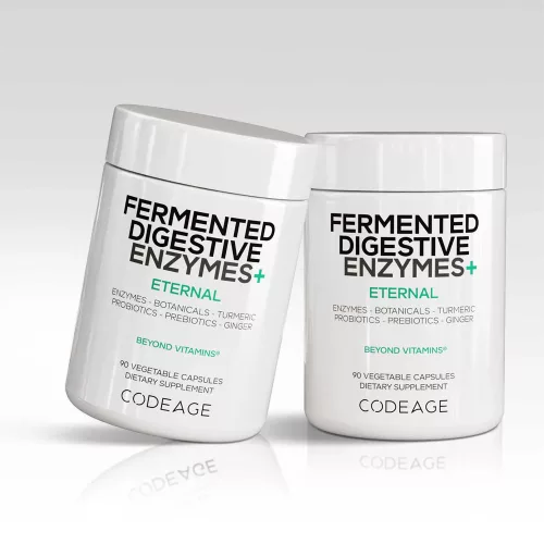 Codeage Fermented Digestive Enzymes+ - Fermentált Emésztőenzimek+ 90 Kapszula
