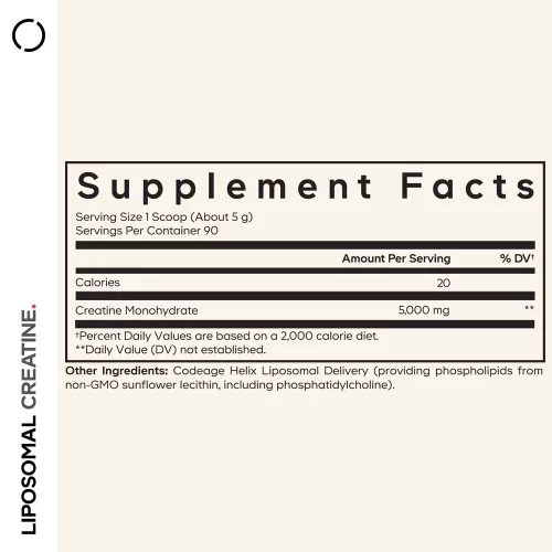 Codeage Liposomal Creatine - Liposzómás Kreatin 445 g