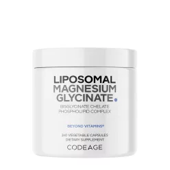   Codeage Liposomal Magnesium Glycinate - Liposzómás Magnézium-glicinát 240 Kapszula