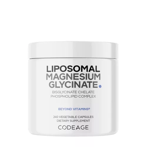 Codeage Liposomal Magnesium Glycinate - Liposzómás Magnézium-glicinát 240 Kapszula