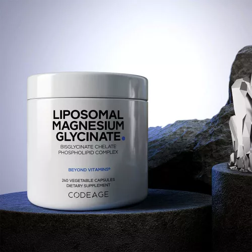 Codeage Liposomal Magnesium Glycinate - Liposzómás Magnézium-glicinát 240 Kapszula