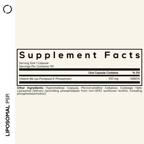 Codeage Liposomal P5P - Liposzómás P5P 90 Kapszula
